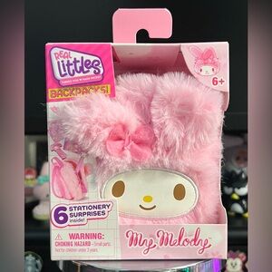 Real Littles My Melody Fuzzy Pink Mini Sanrio Backpack